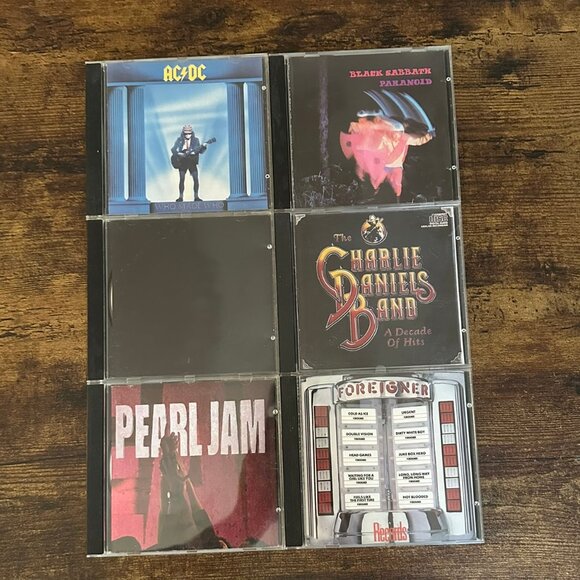 Classic Rock CD Lot – AC/DC, Black Sabbath, Pearl Jam, Foreigner & More (6-Disc) - Picture 1 of 13